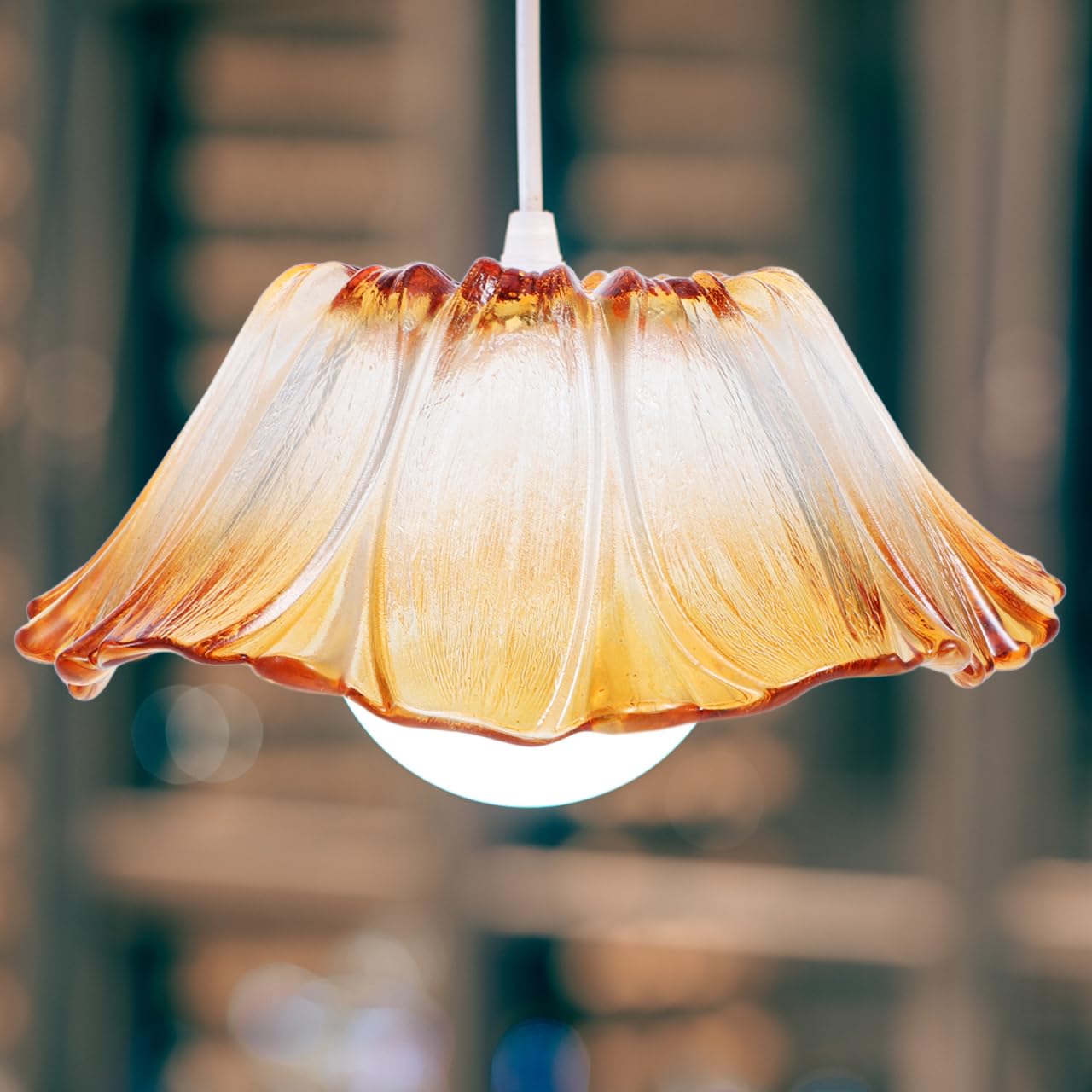 フロアスタンド BIG lamp shade Antique Flower leaf Safavieh Rustic Landen Leaf Floor Lamp, Antique Gold, 63.5in H